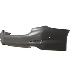 Pare chocs arrière pour BMW Serie 5 G30/G31, depuis 2017, cache crochet, trous moulure, trous radar, trous park assist + supports, échappement simple grand, Mod. LUXURY/SPORT LINE, Neuf à peindre