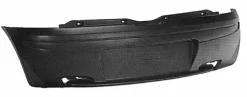 Pare chocs arrière pour FIAT PUNTO II phase 1, 1999-2003, avec bandeau, (modèle 3 portes), à peindre