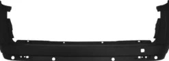 Pare chocs arrière pour FIAT DOBLO II phase 1, 2010-2014 (2 portes arrière), trous radar, noir