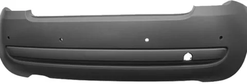 Pare chocs arrière pour FIAT 500 phase 1, 2007-2012, (4 trous radar), Neuf à peindre