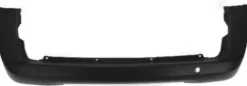 Pare chocs arrière pour FIAT FIORINO III Cargo, 2008-2016, (2 portes arrière), noir, Neuf