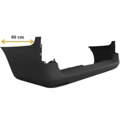 Pare chocs arrière pour MERCEDES VITO III (W447) 2014-2019, châssis long, gris, Neuf