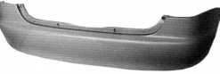 Pare chocs arrière pour MERCEDES (W168) CLASSE A, 1997-2001, Neuf à peindre