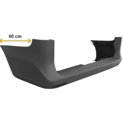 Pare chocs arrière pour MERCEDES CLASSE V III (W447) 2014-2019, châssis long, brides angle mort, Neuf à peindre