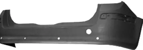 Pare chocs arrière pour OPEL ASTRA H 2007-2009, Mod. S.W., trous capteurs radar, Neuf à peindre