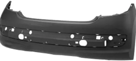 Pare chocs arrière pour PEUGEOT 207+, 2012-2014, Neuf à peindre