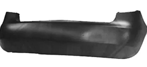Pare chocs arrière pour SKODA FABIA II ph. 2 2010-2014, Noir, Neuf