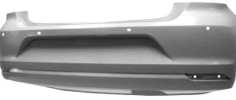 Pare chocs arrière pour VOLKSWAGEN POLO V phase 2, 2014-2017, trous radar de recul, Neuf à peindre