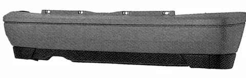Pare chocs arrière pour VOLKSWAGEN GOLF III 1995-1997, Mod. GTI, Neuf à peindre