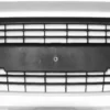 Pare chocs avant FIAT FIORINO III Combi, 2008-2016, (Adventure), trous antibrouillard, argenté, noir
