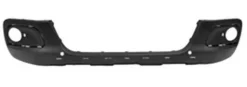 Pare chocs avant inférieur pour PEUGEOT 2008, 2013-2016, avec trous AB/moulure et trous radars, noir