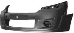 Pare chocs avant noir pour FIAT SCUDO II 2007-2016, Noir sans trous feux antibrouillard, Neuf