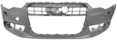 Pare chocs avant pour AUDI A6 IV ph. 1 2011-2014, trous lave phares, Neuf à peindre