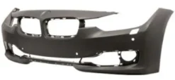 Pare chocs avant pour BMW Serie 3 F30, 2012-2014, trous radar + supports, trous lave-phares, Mod. MODERN LUXURY SPORT, Neuf à peindre