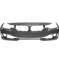 Pare chocs avant pour BMW Serie 3 F30, 2012-2014, trous lave-phares, Mod. BASIS, Neuf à peindre