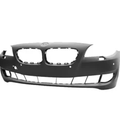 Pare chocs avant pour BMW Serie 5 F10, 2010-2013, trous lave-phares, trous radar + supports, Neuf à peindre