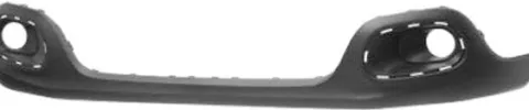Pare chocs avant pour CITROËN C3 III phase 1 2016-2020, partie inférieure, Noire plastique