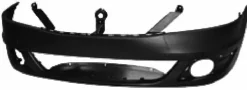 Pare chocs avant pour DACIA LOGAN I phase 2, 2008-2012, trous feux antibrouillard, noir, Neuf