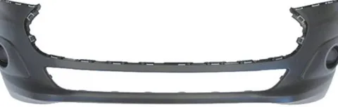 Pare chocs avant pour FORD TOURNEO CONNECT II 2013-2017, noir, sans trou antibrouillard