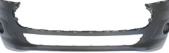 Pare chocs avant pour FORD TRANSIT CONNECT II depuis 2013 >, noir, sans trou antibrouillard