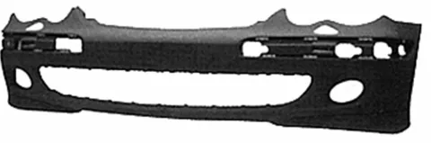 Pare chocs avant pour MERCEDES (W203) CLASSE C ph. 2 2004-2007, trous lave phares, Neuf à peindre