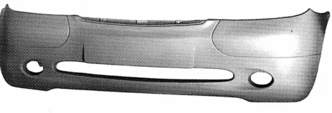 Pare chocs avant pour MERCEDES (W168) CLASSE A, 1997-2001, Neuf à peindre