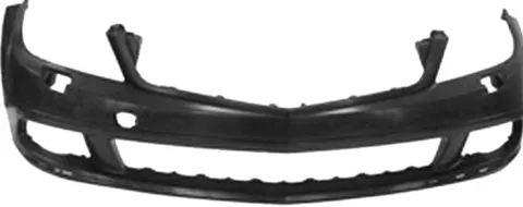 Pare chocs avant pour MERCEDES (W204) CLASSE C ph. 1 2007-2010, trous lave phares, Mod. Elegance/Avantgarde, Neuf à peindre