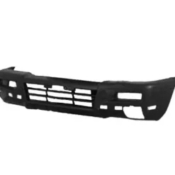 Pare chocs avant pour MITSUBISHI L200 III phase 2, 2001-2005, avec trou, noir, Mod. 1/04>12/05, Neuf
