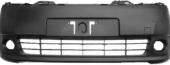 Pare chocs avant pour NISSAN NV200 depuis 2009 >, noir, trous feux antibrouillard, Neuf