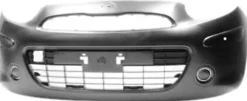 Pare chocs avant pour NISSAN MICRA IV (K13) ph.1, 2010-2013, trous feu, trous radar, Neuf à peindre