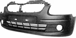 Pare chocs avant pour OPEL AGILA 2000-2003, trous antibrouillard, Neuf à peindre
