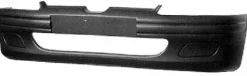 Pare chocs avant pour PEUGEOT 106 ph. 2 1996-2005, préparation antibrouillard, Noir