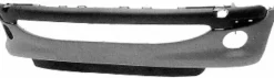 Pare chocs avant pour PEUGEOT 206 ph.1, 1998-2003, trous feux antibrouillard, spoiler, à peindre