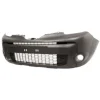 Pare chocs avant pour RENAULT KANGOO II phase 2 2013-2020, trous feux antibrouillard, noir gaufré, Neuf