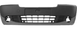 Pare chocs avant pour RENAULT TRAFIC II phase 2, 2006-2014, trous feux antibrouillard, à peindre