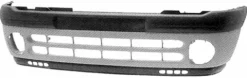 Pare chocs avant pour RENAULT CLIO II phase 1, 1998-2001, spoiler & trous feux antibrouillard, Neuf