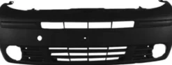 Pare chocs avant pour RENAULT TRAFIC II phase 1, 2001-2006, gris, trous feux antibrouillard, Neuf