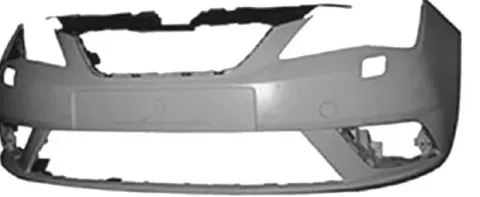 Pare chocs avant pour SEAT IBIZA IV phase 2, 2012-2015, trous lave phares, spoiler, Neuf à peindre