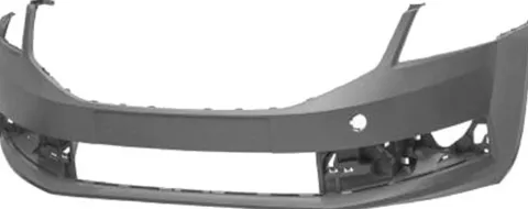 Pare chocs avant pour SKODA OCTAVIA III phase 2 2017-2020, Noir, trous antibrouillard, Neuf