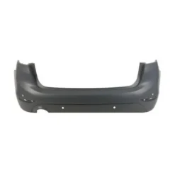 Pare-chocs arrière pour BMW SÉRIE 2 F45/F46 ACTIVE TOURER 2014-2017, avec trous capteurs + supports, sortie échappement simple à gauche, Mod. GRANDTOURER, Neuf à peindre