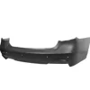Pare-chocs arrière pour BMW Serie 3 F30 M-TECH, 2012-2014, cache crochet, trous radar + supports, Mod. M-TECH, Neuf à peindre