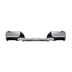 Pare-chocs arrière pour MITSUBISHI L200 V Phase 2 2019-2023, noir gaufré, avec cantonales peintes gris brillant, spoiler peint argent, avec traces PDC, Neuf