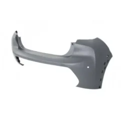Pare-chocs arrière pour PEUGEOT 208 II phase 2 depuis 2023, avec trous PDC + Supports, empreintes caméra + PARK ASSIST, trous moulure, Mod. GT-LINE, Neuf à peindre