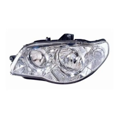 Phare avant droit pour FIAT STRADA 2005-2011, H7+H7, électrique, avec moteur, chromé, Neuf