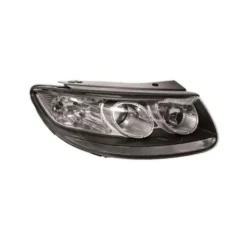 Phare droit électrique H7+H7 pour HYUNDAI SANTA FE II phase 2 2010-2012, avec corps noir, Neuf