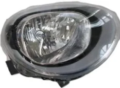 Phare droit pour FIAT 500X depuis 2023, H4, avec prédisposition pour réglage électrique, sans moteur, noir, Neuf