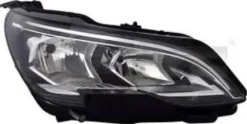 Phare droit pour PEUGEOT 3008 II phase 1 de 2017 à 2020, H7+HB3+PWY24W, électrique, avec moteur e feu de jour LED, Neuf