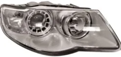 Phare droit pour VOLKSWAGEN TOUAREG 2007-2011, H7+H9, électrique, avec moteur, Neuf
