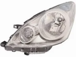 Phare gauche électrique H4 pour NISSAN NOTE 2009-2013, avec réglage électrique, Neuf