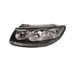 Phare gauche électrique H7+H7 pour HYUNDAI SANTA FE II phase 2 2010-2012, avec corps noir, Neuf